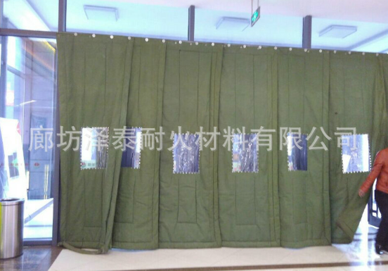 保溫防塵防寒棉門(mén)簾 耐高溫門(mén)簾 防火