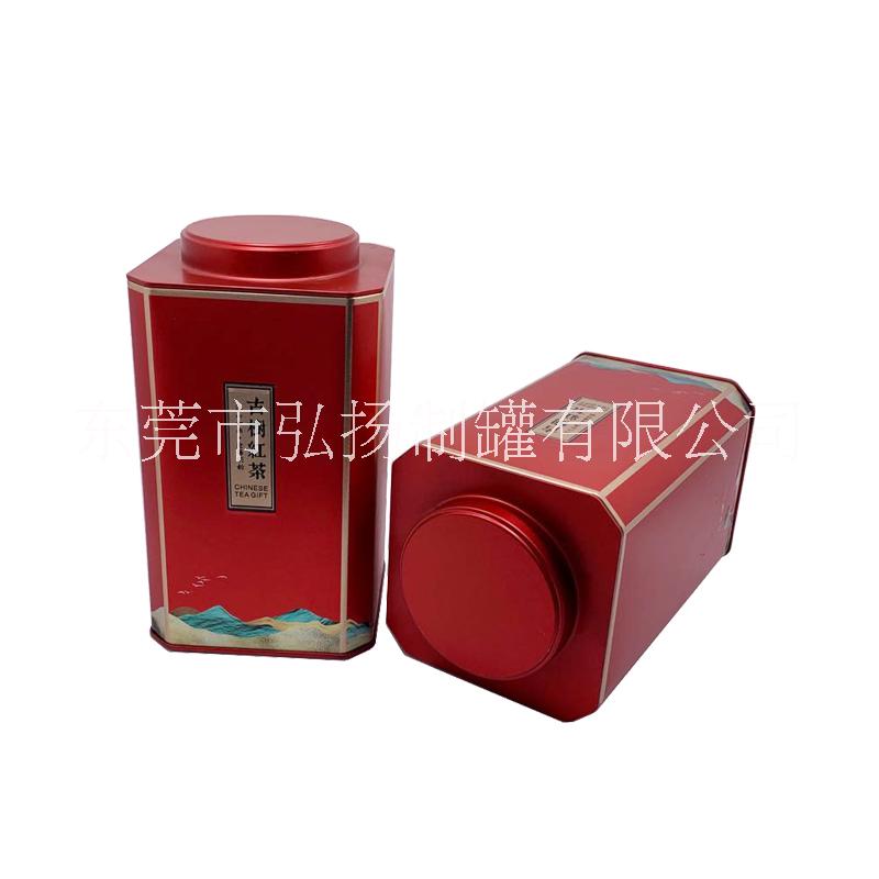 八角通用茶罐馬口鐵去南古樹紅茶鐵罐禮罐廣東東莞制罐廠*鐵盒鐵罐定制廠家批發(fā)報價