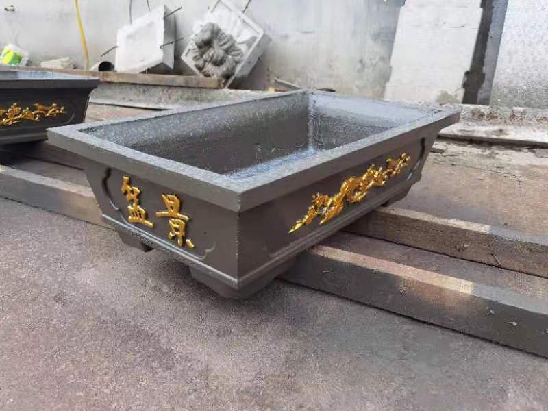 山東德州水泥浮雕花盆 預(yù)制花盆生產(chǎn)廠家 可來(lái)樣定做