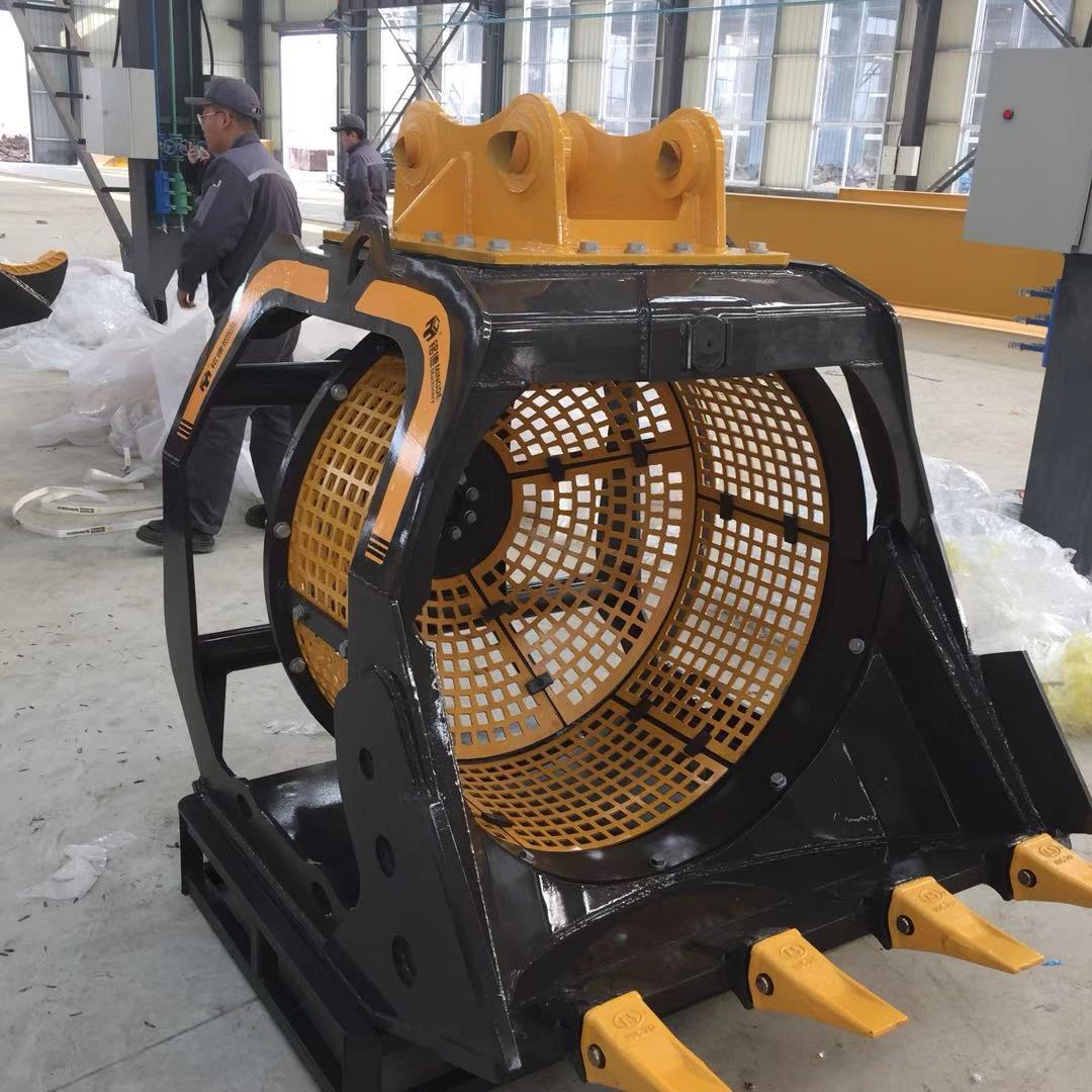 環(huán)保型挖機篩分斗 礦山石料篩選用  環(huán)保型挖機篩分斗