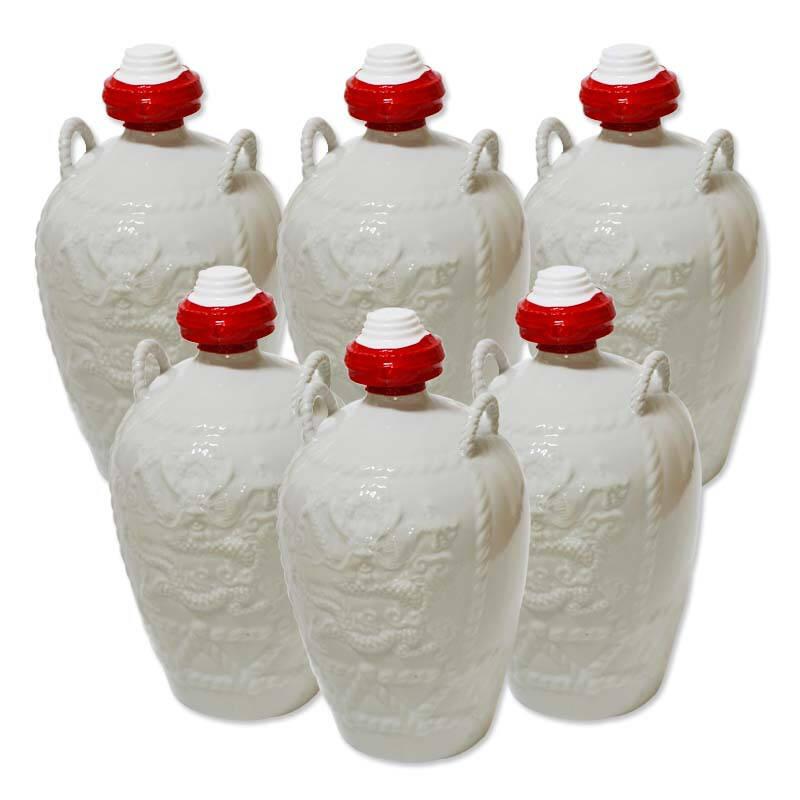 壇裝小白龍白瓷瓶58度1000ml金門高粱酒寶月佳釀