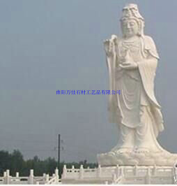 佛像 大理石佛像 觀音像 雕塑 佛像雕塑 觀音菩薩像H600cm