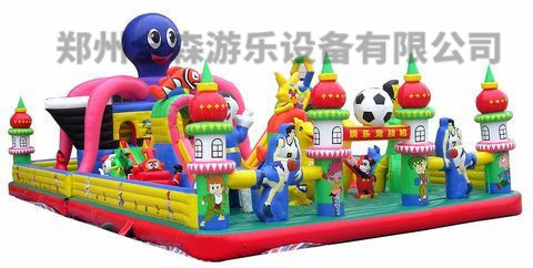 兒童充氣城堡滑梯大型蹦蹦床游樂設備
