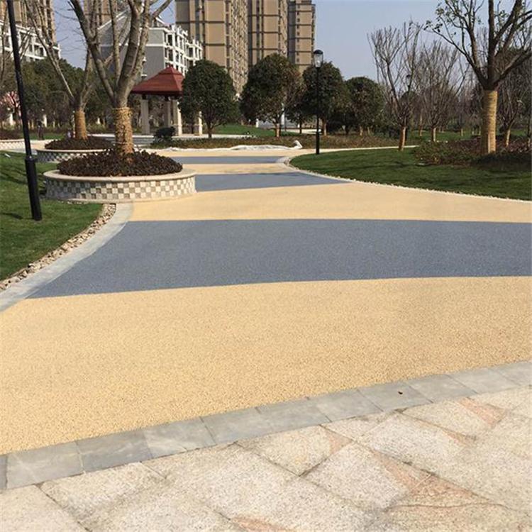 曲靖市彩色透水地坪材料 透水混凝土路面