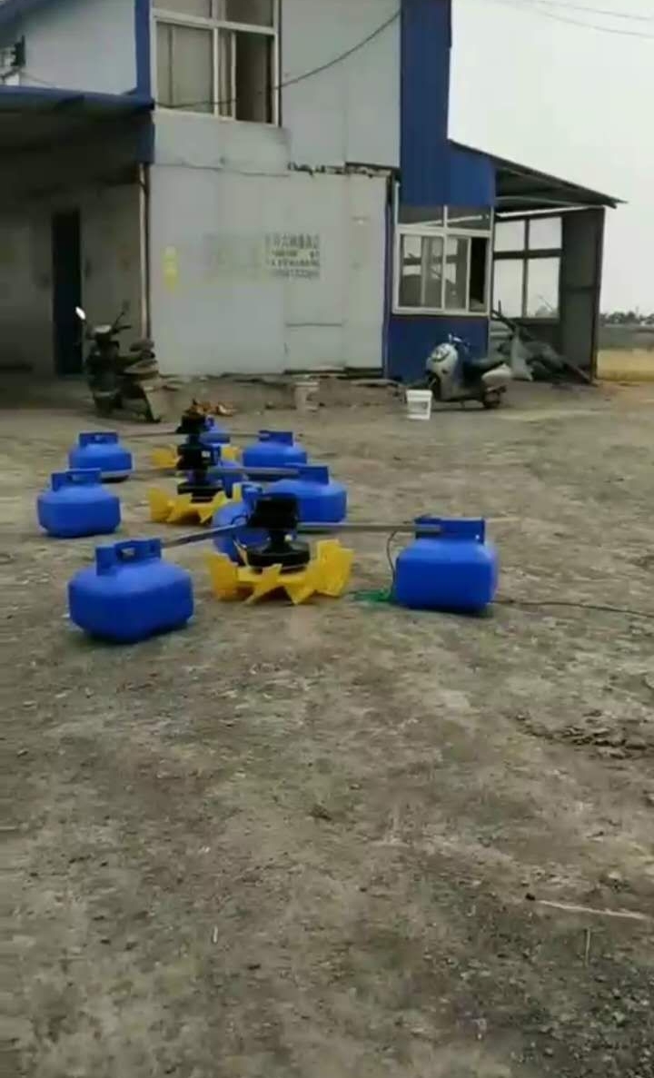 低噪聲無齒輪養(yǎng)魚蝦1.5KW永磁變頻葉輪式增氧機(jī)