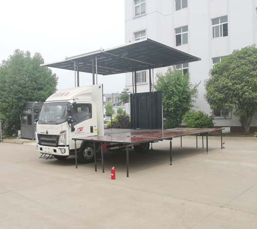 重汽豪沃舞臺車 國六流動演出車 廠價銷售