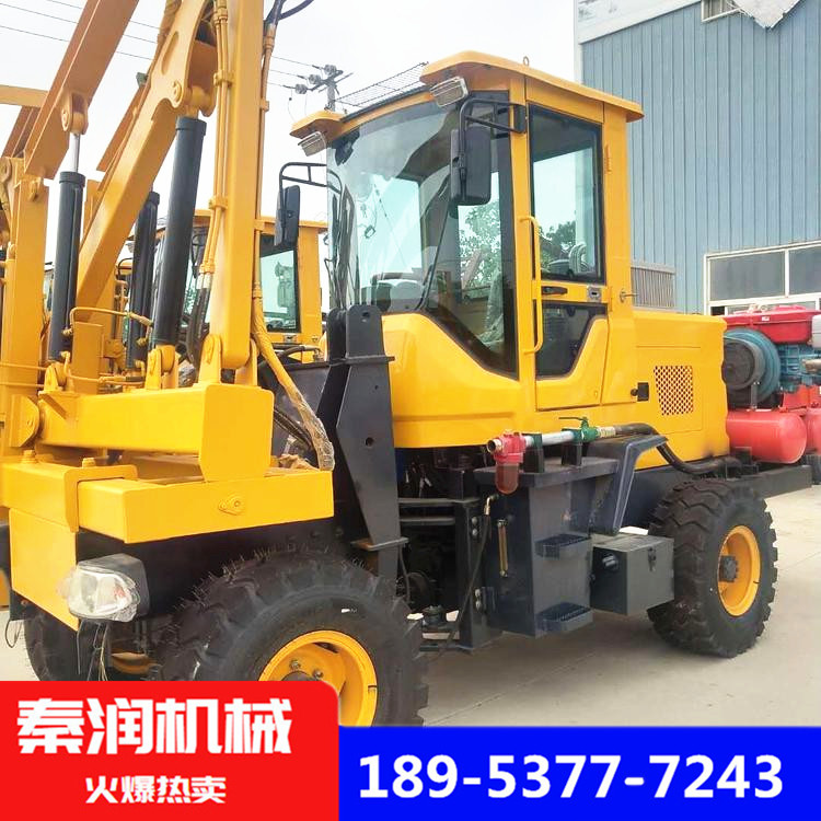 秦潤品牌護(hù)欄打樁機(jī) ，波形護(hù)欄打樁機(jī)，護(hù)欄打樁機(jī)廠家