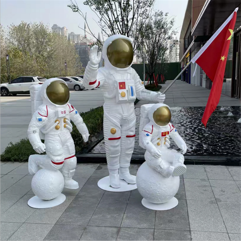 宇航員雕塑玻璃鋼宇航員航空玻璃鋼雕塑
