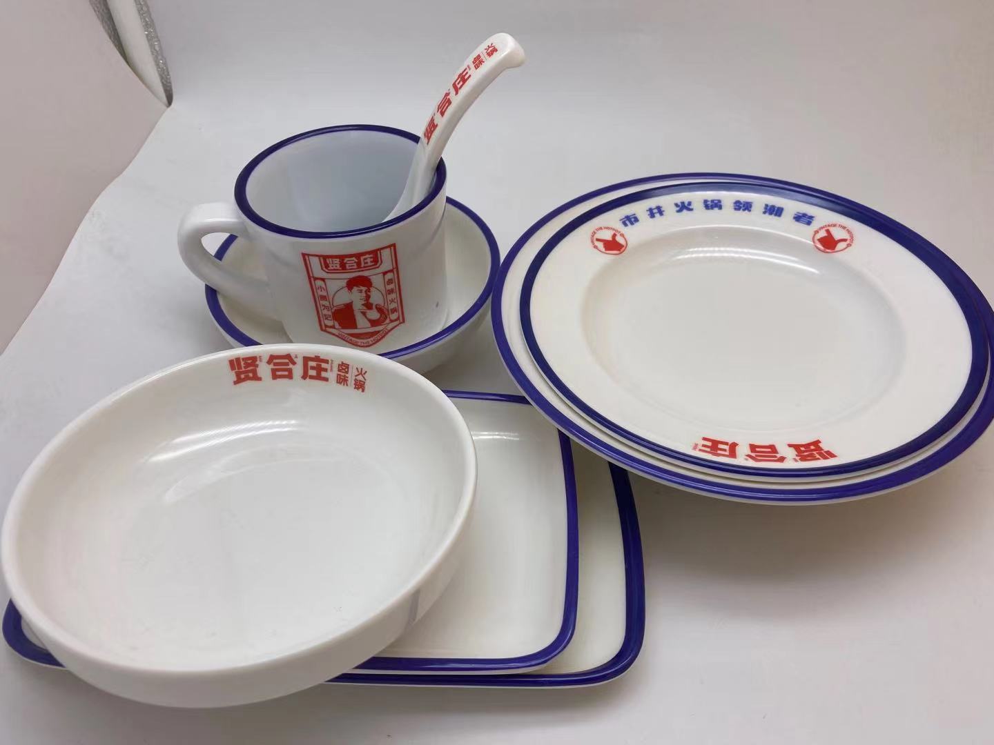 上海賢合莊密胺餐具，火鍋餐具供應(yīng)，仿瓷餐具批發(fā)