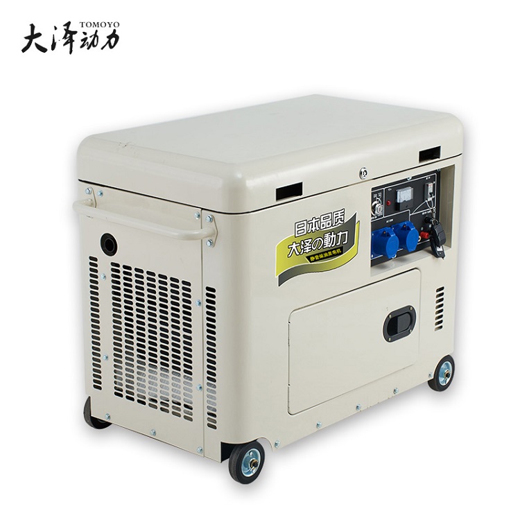 大澤動力 靜音風(fēng)冷柴油發(fā)電機6KW 單三相 6KW靜音式柴油發(fā)電機