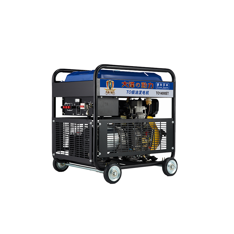 大澤動力 開架式風(fēng)冷柴油發(fā)電機(jī)7KW,單三相 7KW手推式柴油發(fā)電機(jī)