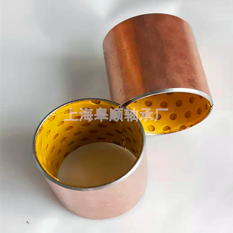 SF-2Y 碳鋼基邊界無(wú)鉛自潤(rùn)滑軸承 DU復(fù)合襯套 無(wú)油滑動(dòng)軸套