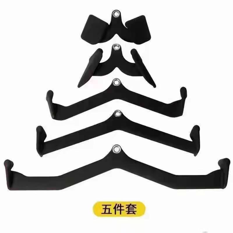 健身拉背把手浸塑拉背神器健身器材配件背肌劃船訓(xùn)練把手拉背訓(xùn)練神器劃船高位下壓上拉訓(xùn)練把手