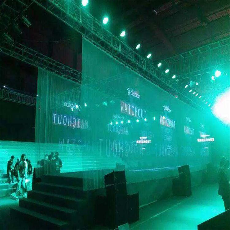 宏達(dá)豐業(yè)供應(yīng)投影無縫紗幕  舞臺(tái)紗幕 無縫紗幕 全息紗幕