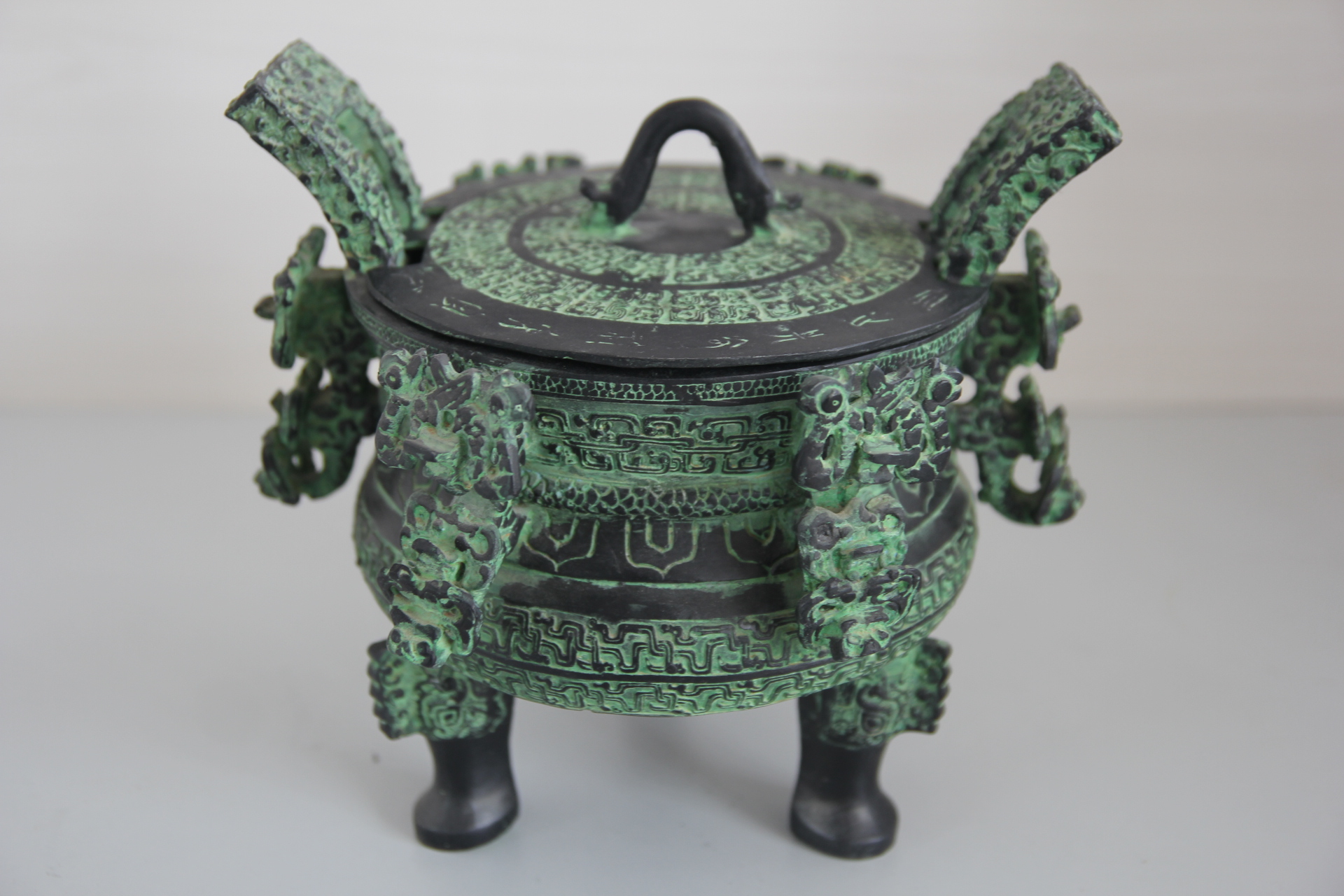 仿古青銅器擺件王子午鼎工藝品節(jié)日禮品漢婚影視道具定制