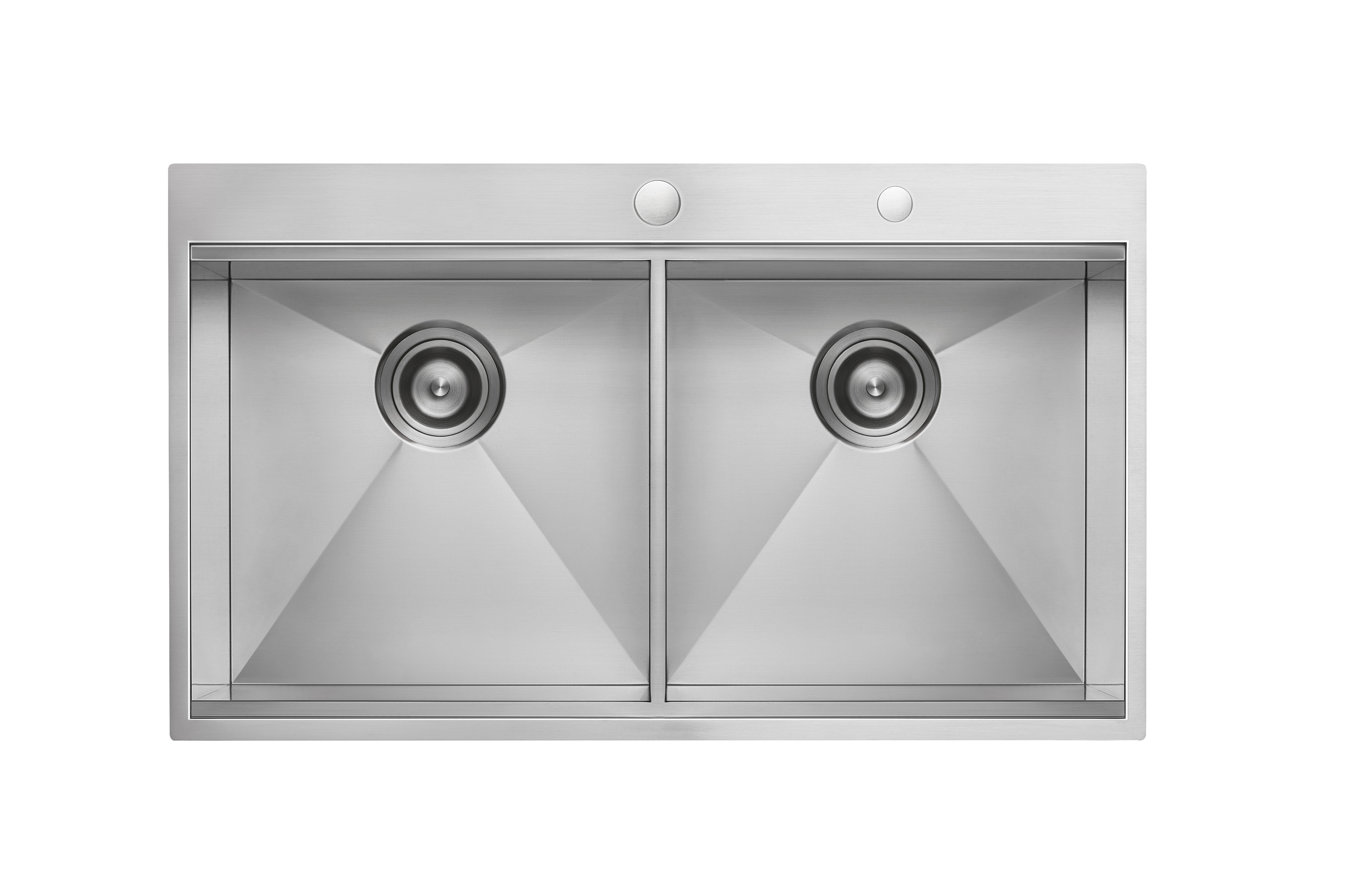 不銹鋼水槽直角雙槽