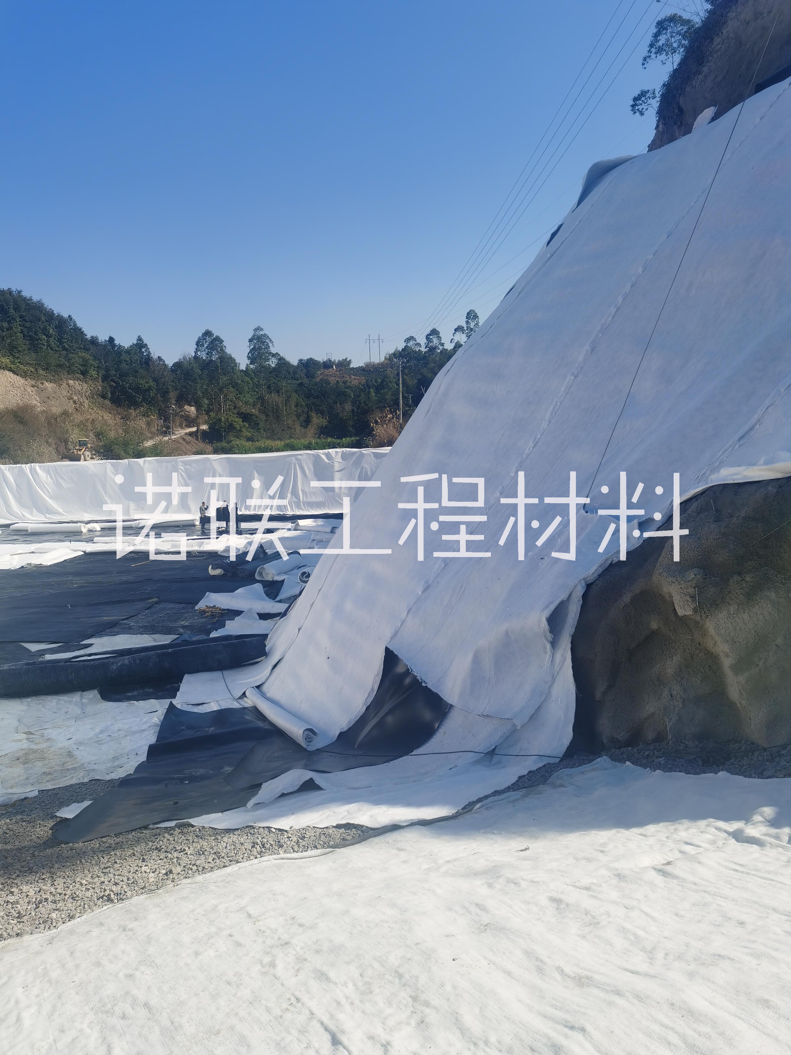 安徽土工排水板隧道排放水板三維復(fù)合排水網(wǎng)擋土墻用200g/4mm/200g