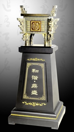 天津開業(yè)木質大擺件開業(yè)大鼎一帆風順 天津開業(yè)木質擺件開業(yè)大鼎一帆風順