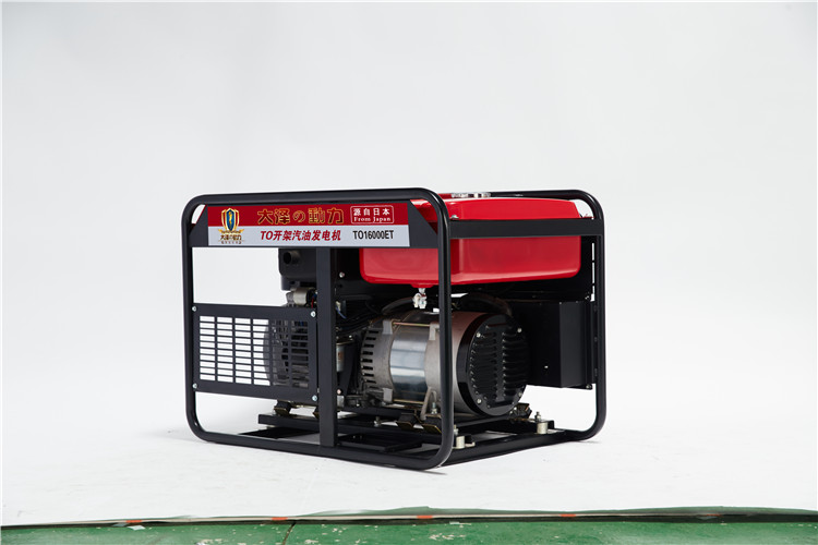 大澤動力15kw三相便攜汽油發(fā)電機施工備用