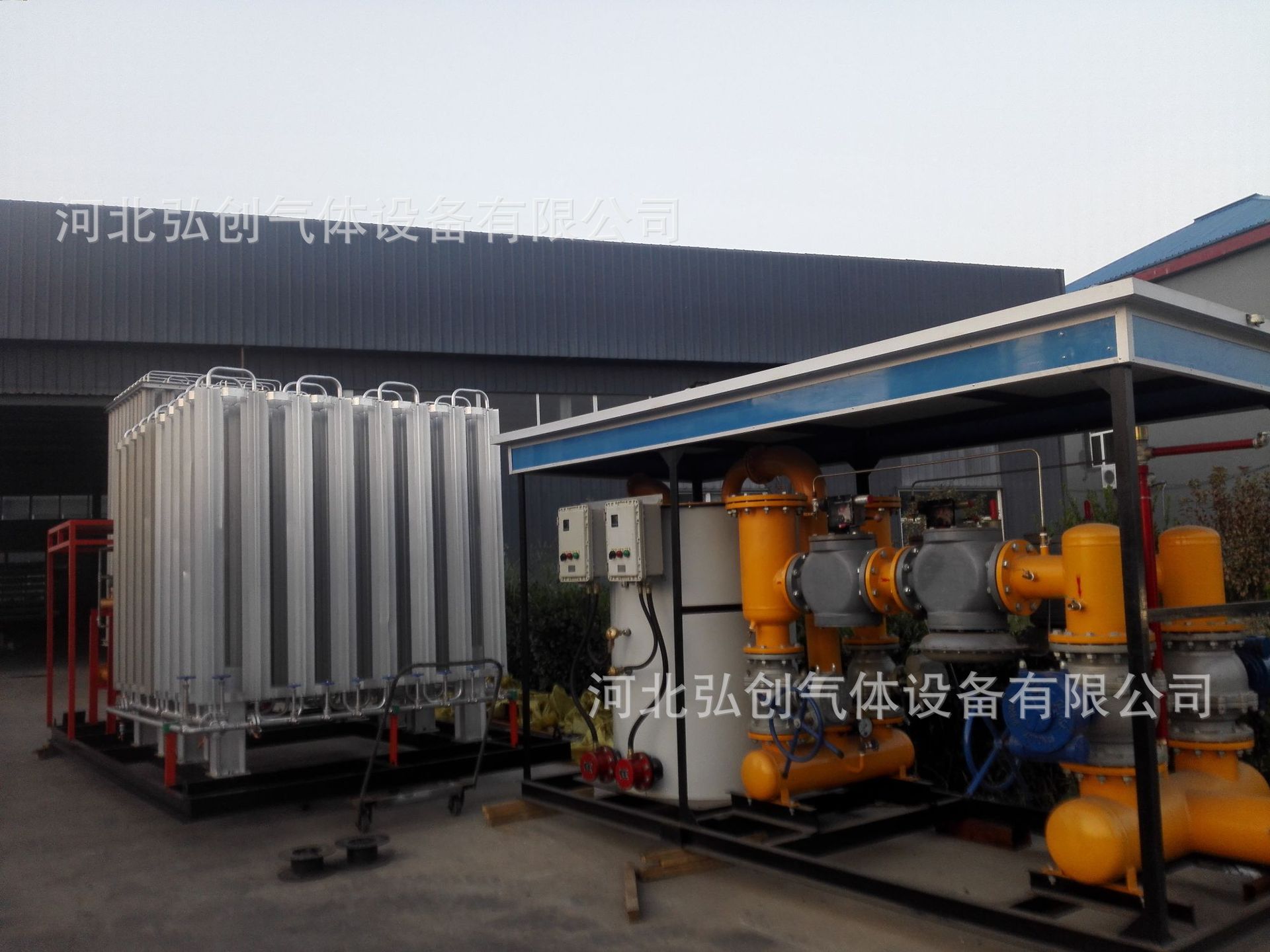 工業(yè)供LNG氣化站的設(shè)計LNG氣化站設(shè)備LNG調(diào)壓撬