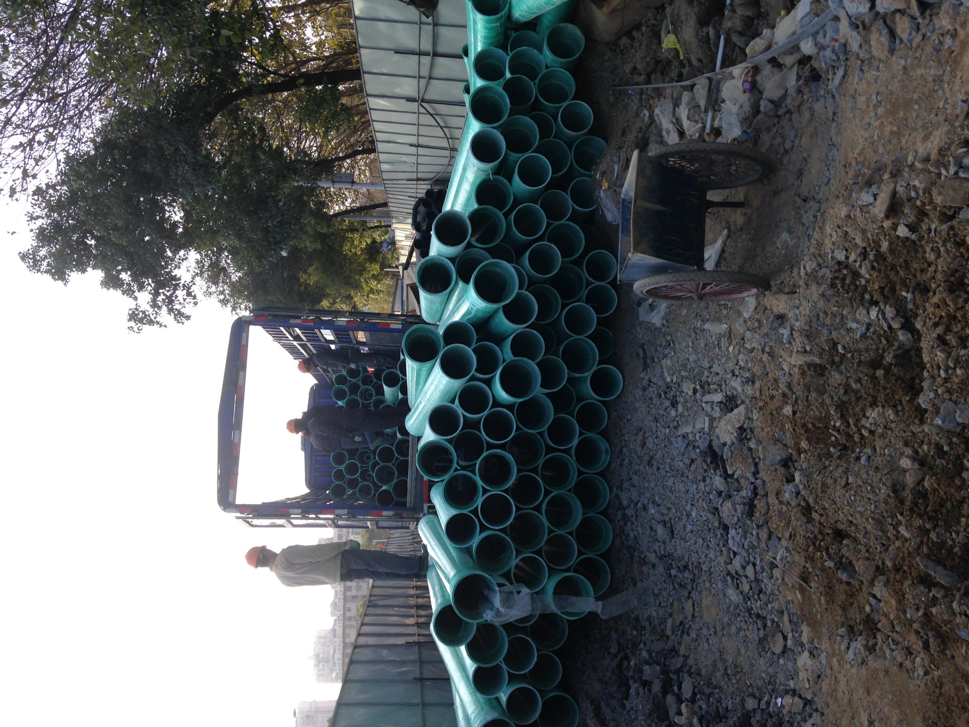 河南玻璃鋼夾砂管價格 江西玻璃鋼電力管定制