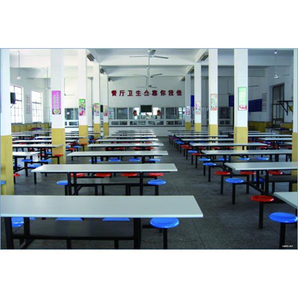 成龍教學 廠家供應 四人餐桌 不銹鋼餐桌 食堂餐桌廠家直銷