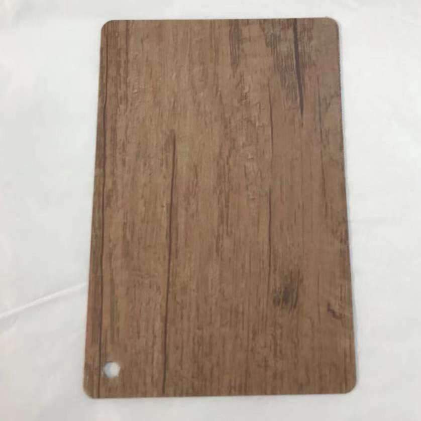 8K茶色   氧化彩色不銹鋼   8K  拉絲玫瑰金   拉絲彩色不銹鋼抗指紋【佛山山禾長(zhǎng)城金屬】 木紋轉(zhuǎn)印板