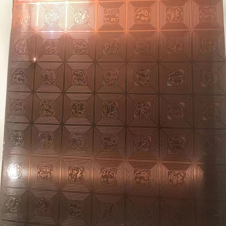 滿堂紅五福臨門(mén)無(wú)指紋   拉絲彩色不銹鋼   鏡面彩色不銹鋼   氧化彩色不銹鋼  不銹鋼裝飾板【佛山山禾長(zhǎng)城金屬】