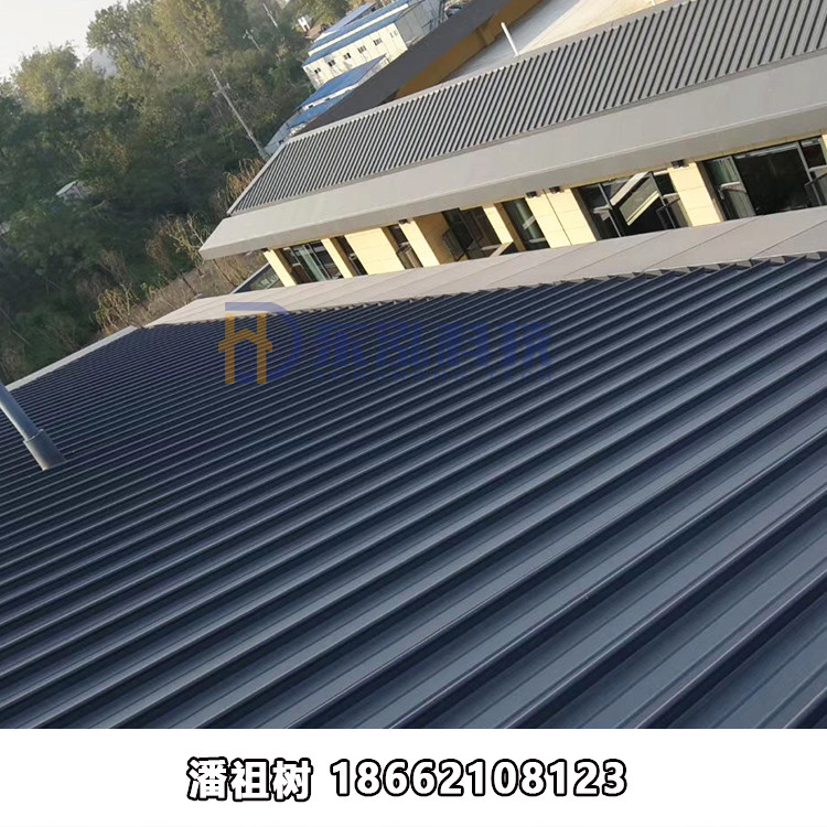 鋁鎂錳金屬屋面板 0.7mm厚65-400型鋁鎂錳合金屋面板 廠房改造、維修鋁鎂錳板