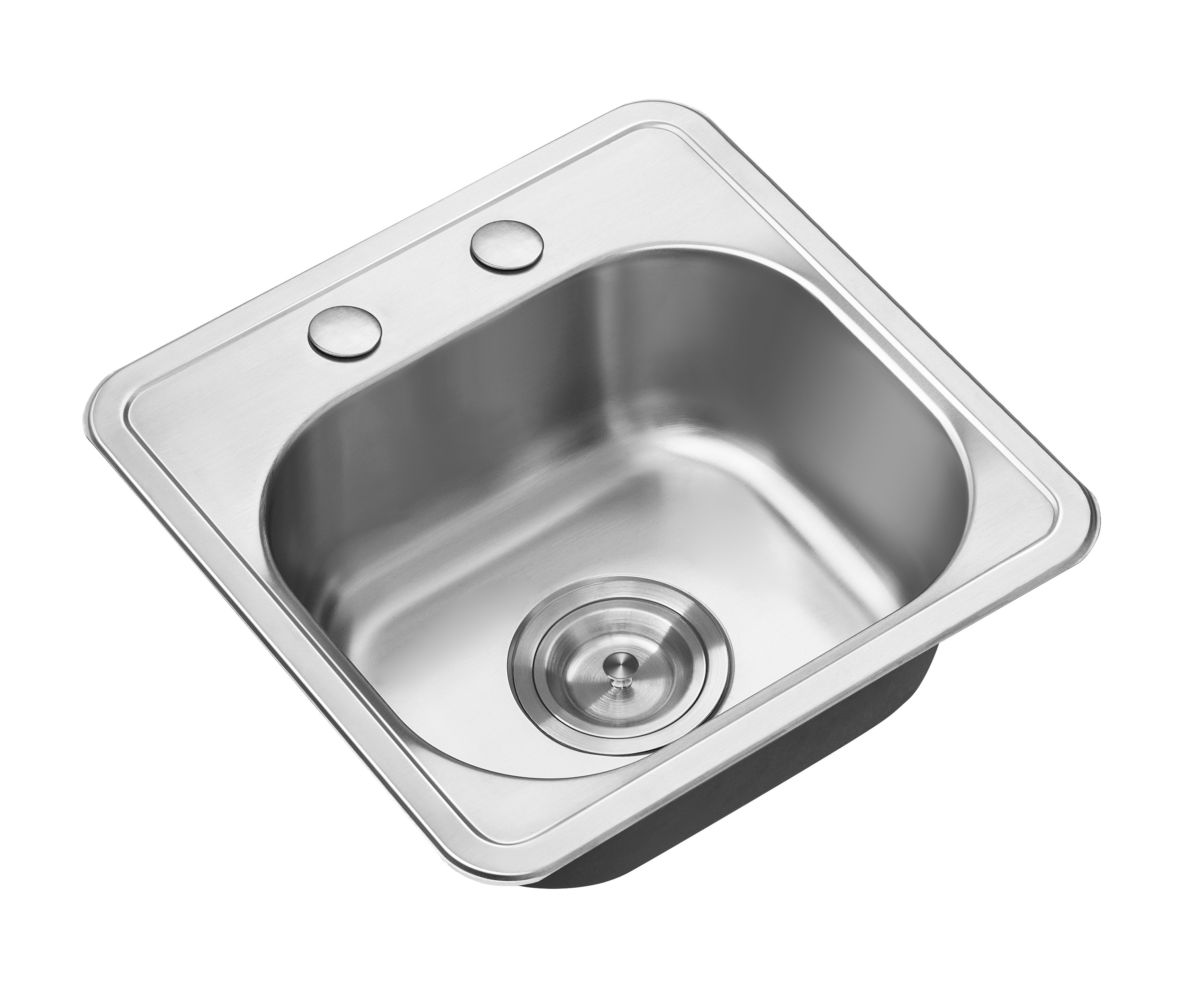 不銹鋼水槽臺上盆單槽