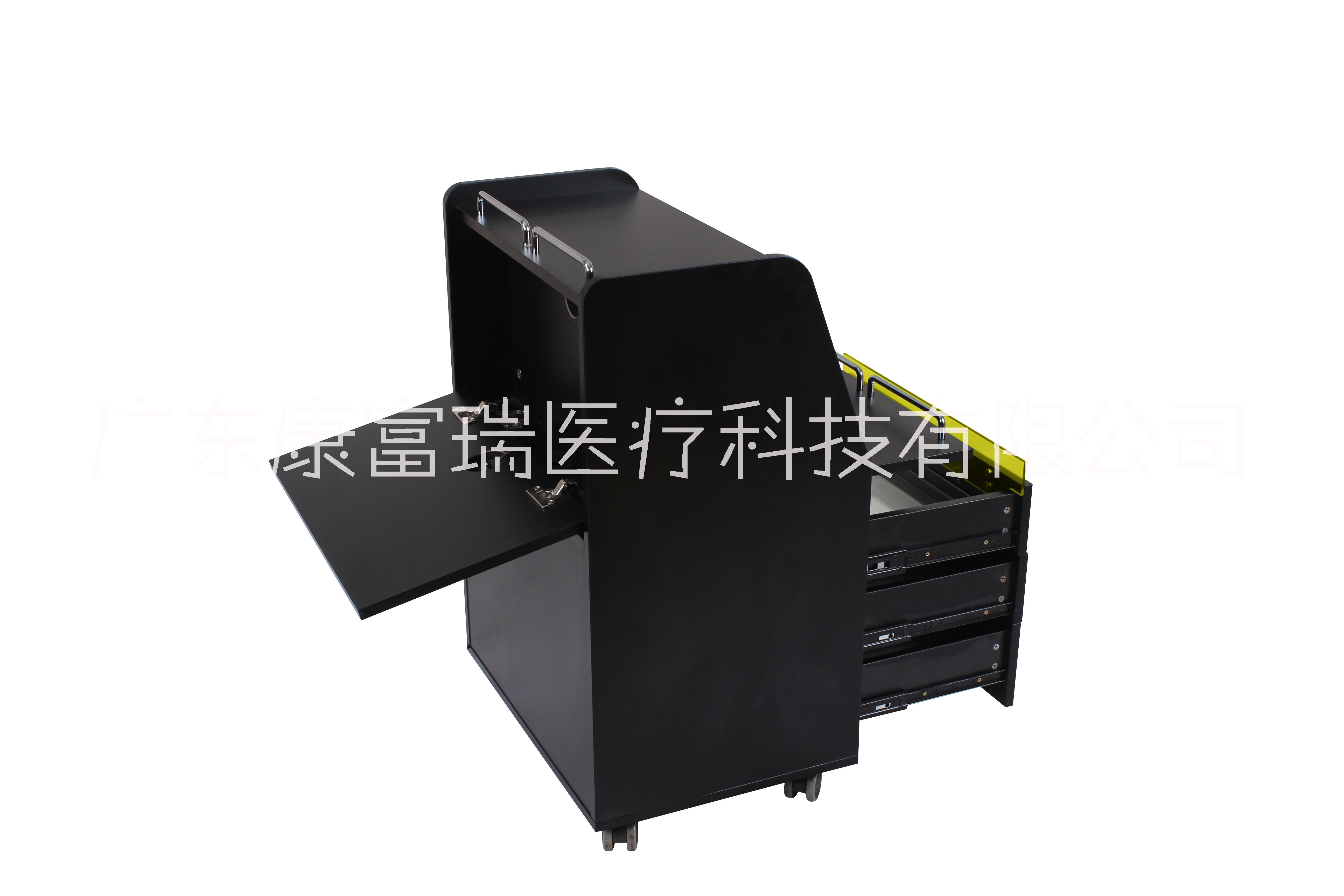 康富瑞儀器消毒柜UV紫外線消毒小推車帶儲(chǔ)物柜工具車美容院工具消毒車T601