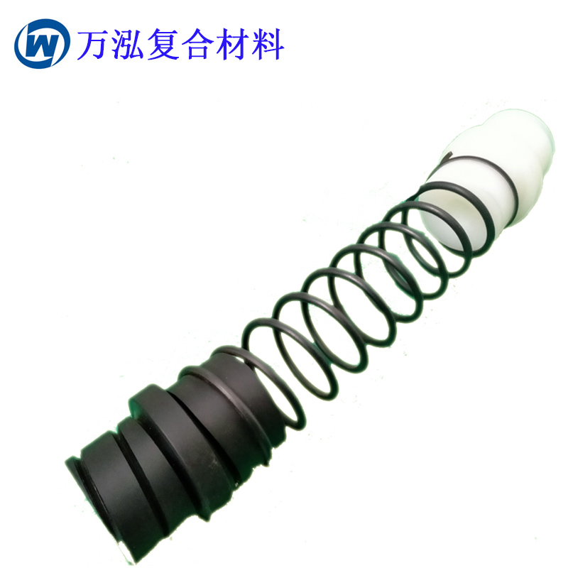 廠家直營(yíng)白色黑色超高分子量聚乙烯螺旋減震軸套