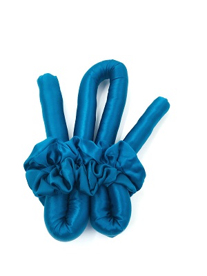 帶2個發(fā)圈的絲綢卷發(fā)棒  絲綢的卷發(fā)棒