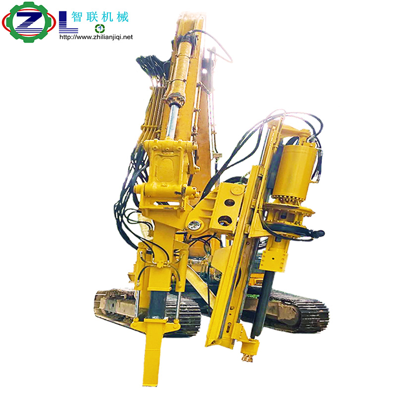鉆裂一體機(jī) 鑿巖機(jī)鉆孔劈裂機(jī)碎石 一機(jī)多用效率高