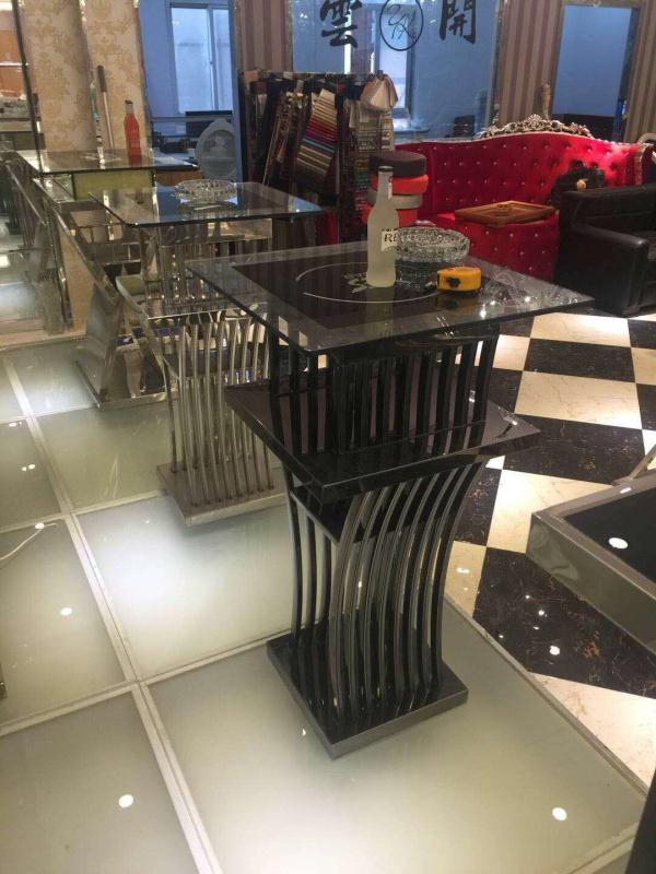 周口 酒吧不銹鋼吧凳酒吧水吧臺座椅酒館KTV金屬水吧臺吧凳