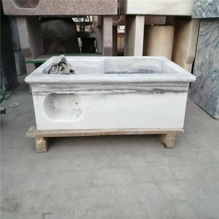供應大理石洗手池 洗臉池 石頭洗臉盆