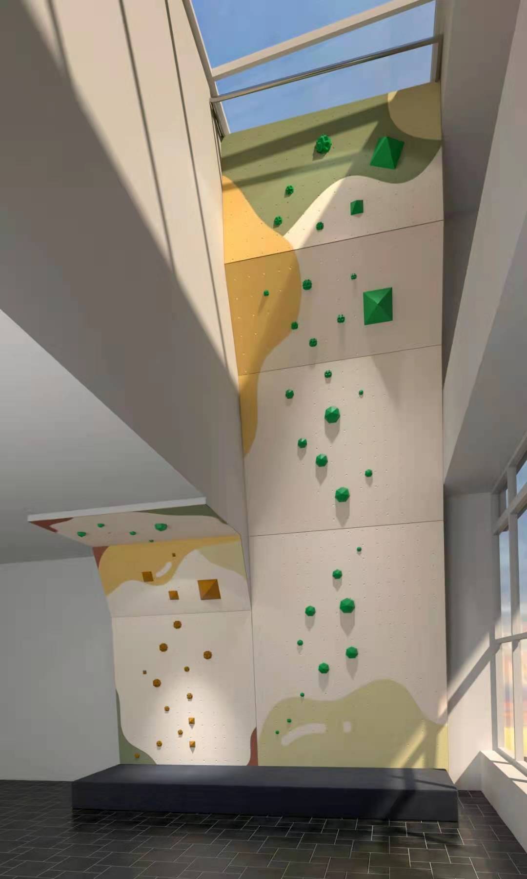 室內(nèi)裝飾攀巖別墅攀巖、設(shè)計(jì)效果、安裝【北京中天云峰體育用品有限責(zé)任公司】