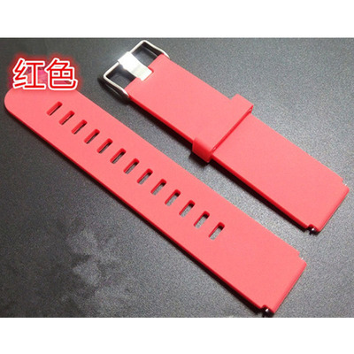硅膠帶20mm通用送快拆生耳智能手表替換表帶工廠現(xiàn)貨