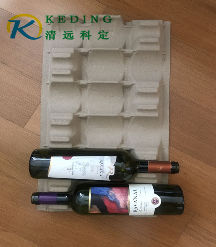 紅酒托 6瓶裝紅酒托 紙漿酒托 工廠批發(fā)紅酒托可定制生產(chǎn)  6瓶裝紅酒托紙塑托