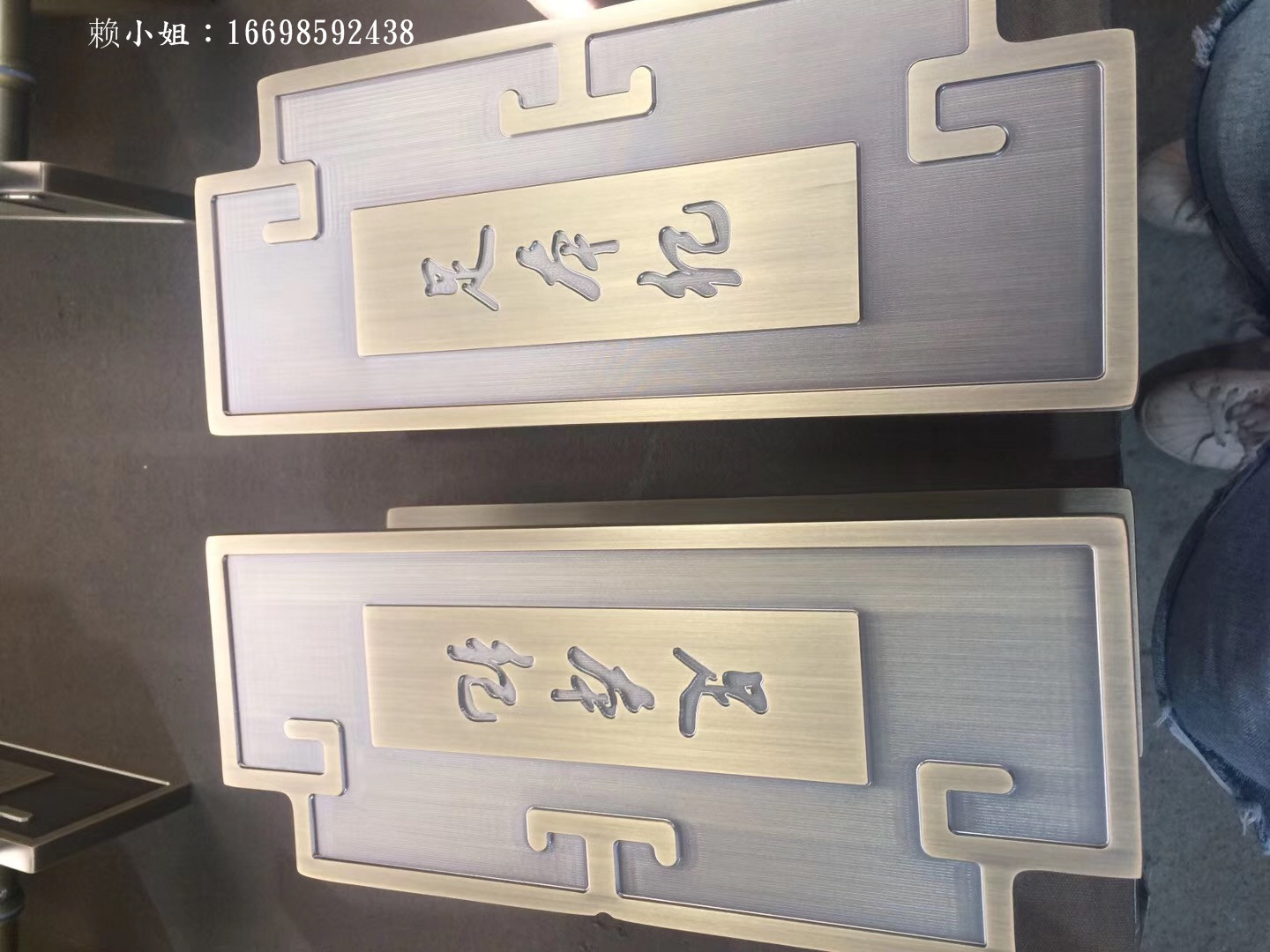 上海酒店豪華大門不銹鋼拉手精雕細(xì)琢