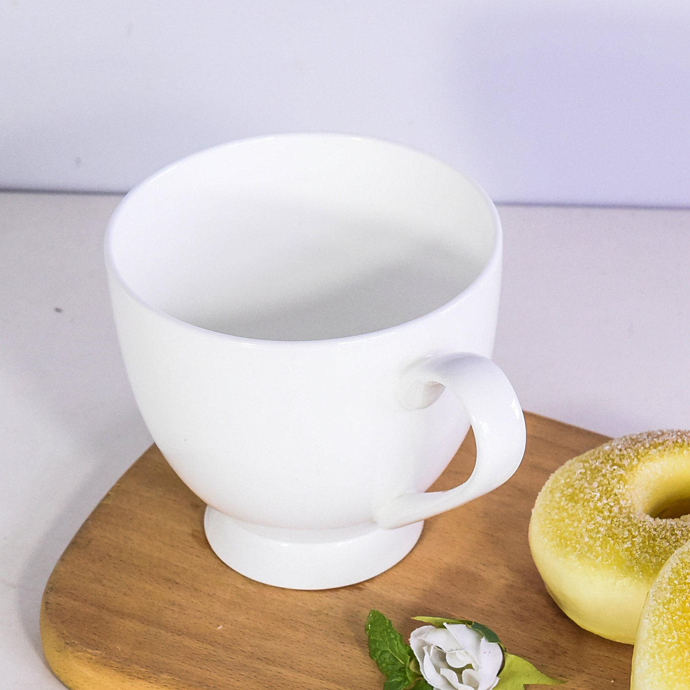 情侶大容量咖啡水杯簡約白色骨瓷馬克杯 情侶馬克杯