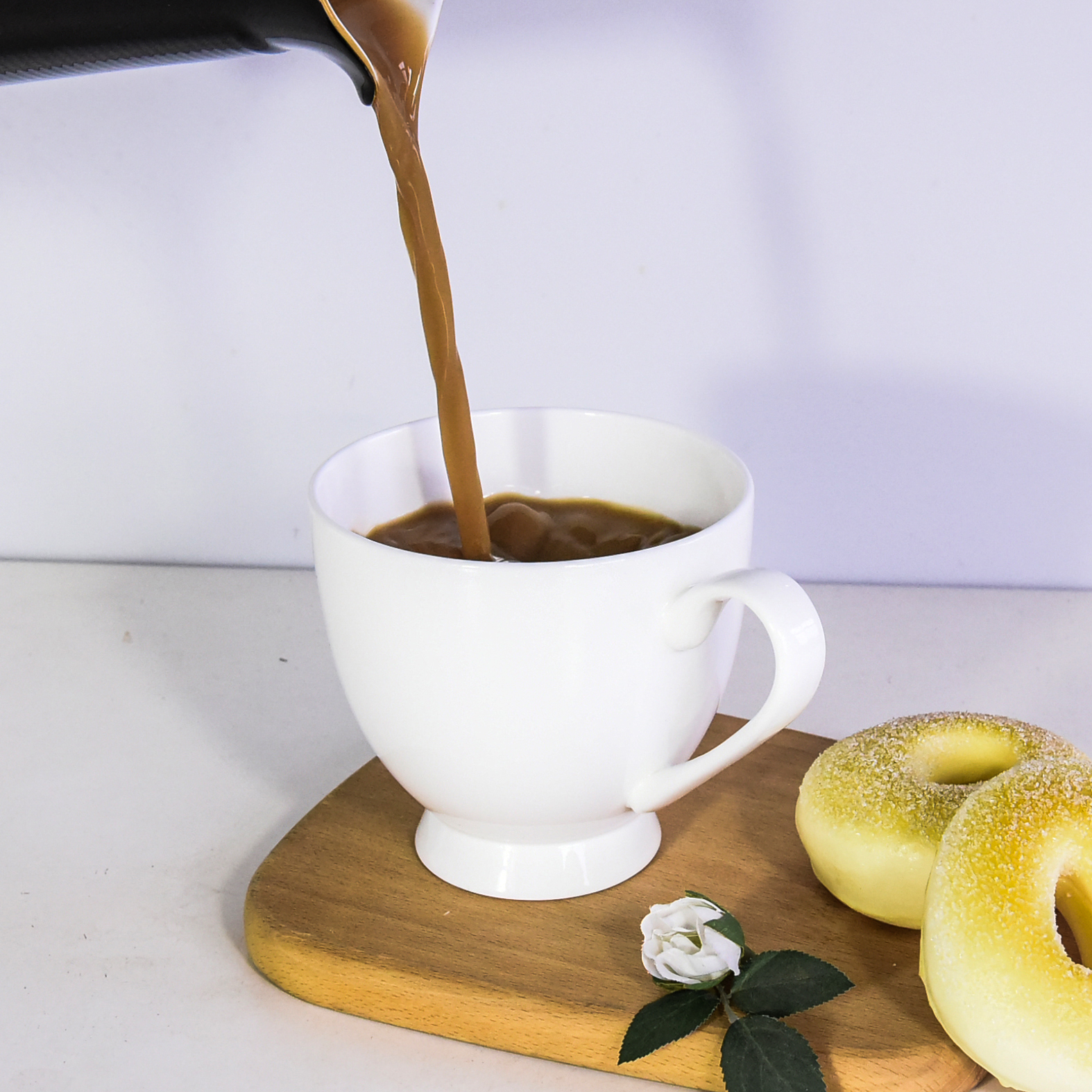 情侶大容量咖啡水杯簡約白色骨瓷馬克杯 情侶馬克杯