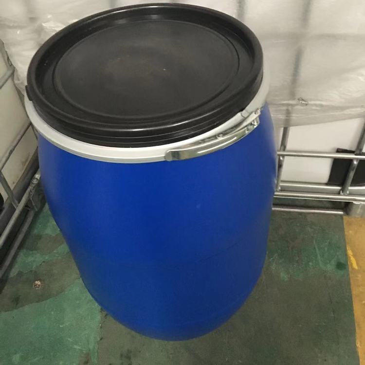 120公斤塑料化工桶 大口法蘭桶120KG塑料鐵箍桶 塑料化工桶