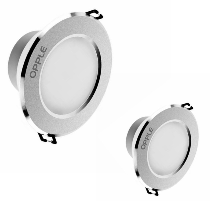 歐普皓易調(diào)色溫LED筒燈燈 3.5W 5W 分段調(diào)光三色調(diào)光