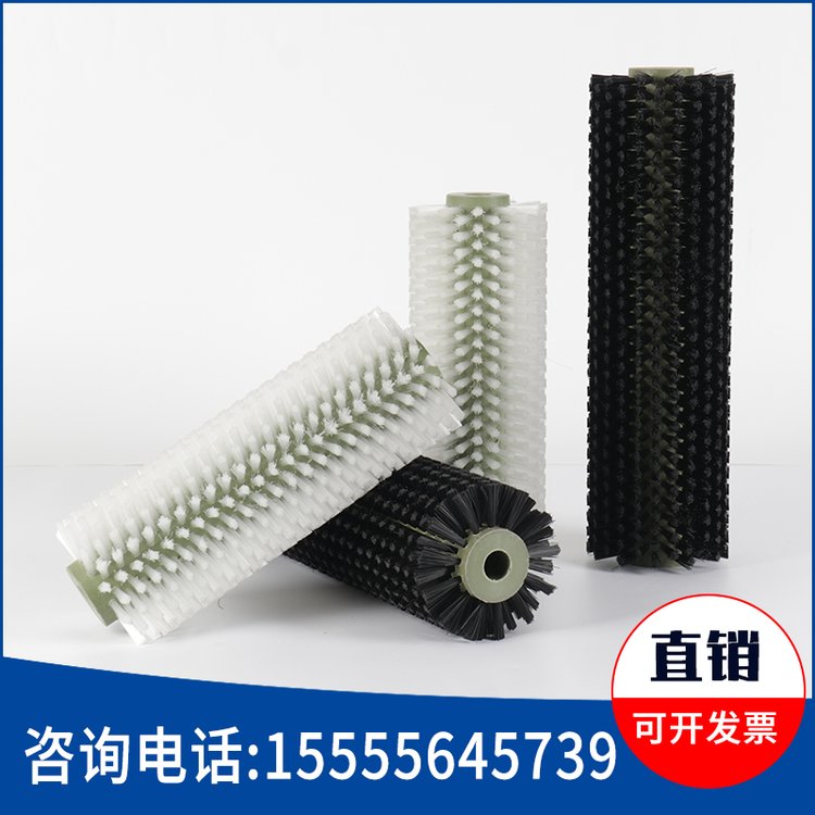 工業(yè)鋼絲刷輥 尼龍絲清洗機毛刷輥 無軸空筒刷 刷制品定制