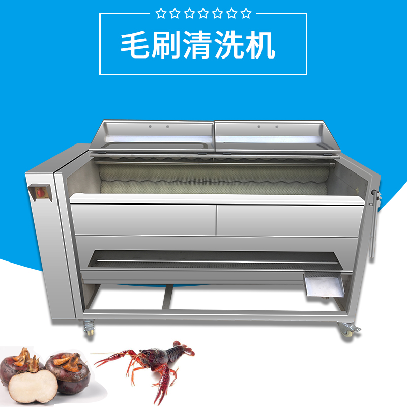 土豆生姜清洗去皮機 根莖類蔬菜清洗去皮機