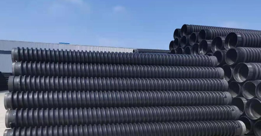 雙高筋增強聚乙烯（HDPE）纏繞-安徽躍鑫管業(yè)  雙高筋增強聚乙烯HDPE纏繞管