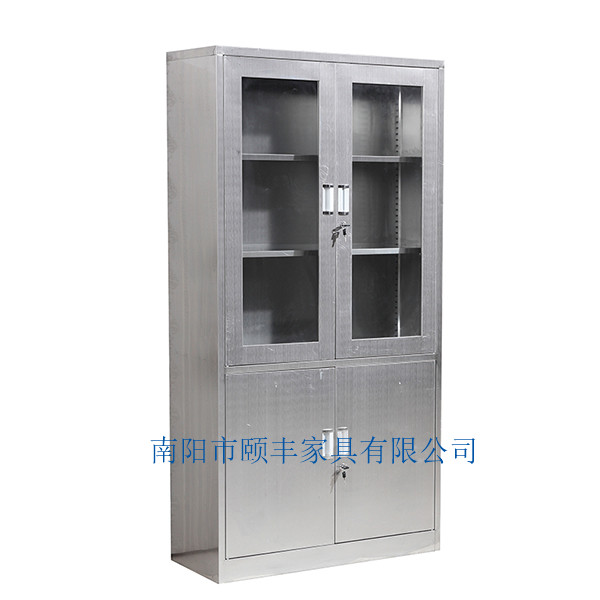 河南不銹鋼器械柜醫(yī)用器械柜不銹鋼文件柜儲物柜西藥柜針劑臺