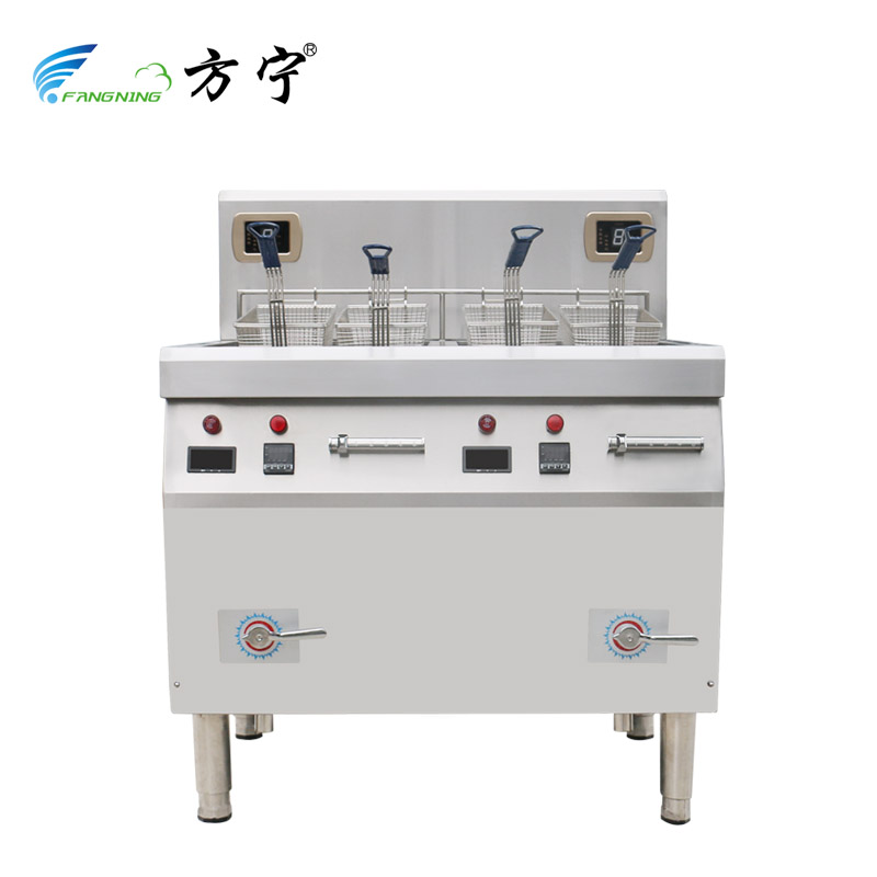 大功率電磁油炸爐，炸雞油炸爐，薯?xiàng)l油炸爐 雙缸電磁油炸爐 單缸電炸鍋