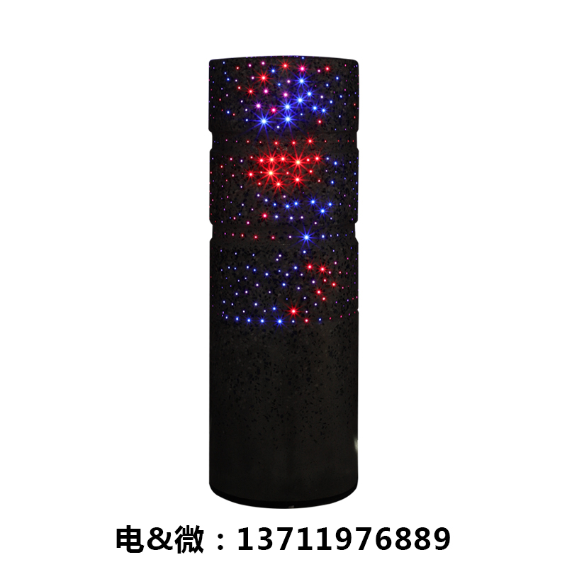 綠霸601商業(yè)區(qū)發(fā)光阻車石柱 擋車石柱 障礙石柱 防撞石柱